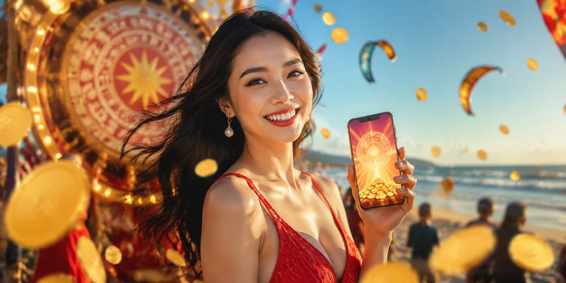 Người dùng trải nghiệm casino di động trong lễ hội tại Mũi Né Việt Nam